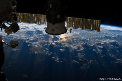 You get an unobstructed view of the Earth
