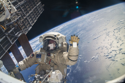 You can head outside on a spacewalk